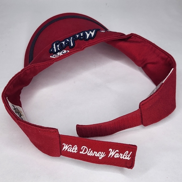 Vintage Embroidered Walt Disney World Mickey Mouse Visor Adult Size - Picture 5 of 6